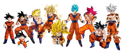 Goku All Forms Wallpaper ~ Goku Jr Son Wallpapers | Carisca Wallpaper