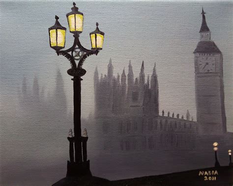 Happy Painter: London Fog (8x10)