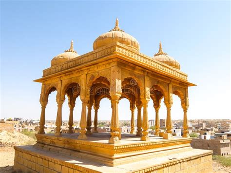 Architecture of Vyas Chhatri in Jaisalmer Fort Stock Photo - Image of style, history: 145278916