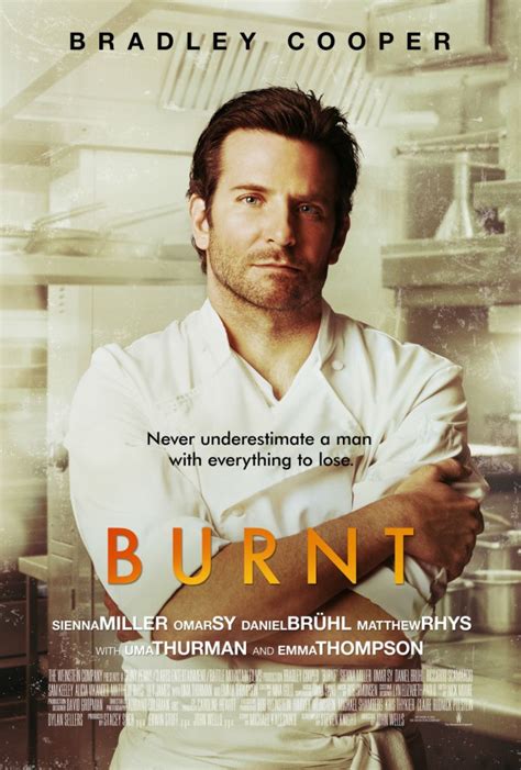 Bradley Cooper Has Everything To Lose in New 'Burnt' Poster