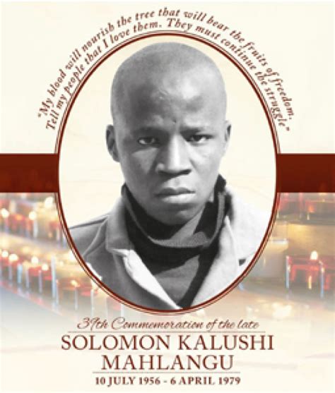 Introspection Needed to Create Non-Racial Society, Remembering Solomon Mahlangu - SA People