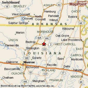 Mer Rouge, Louisiana Area Map & More