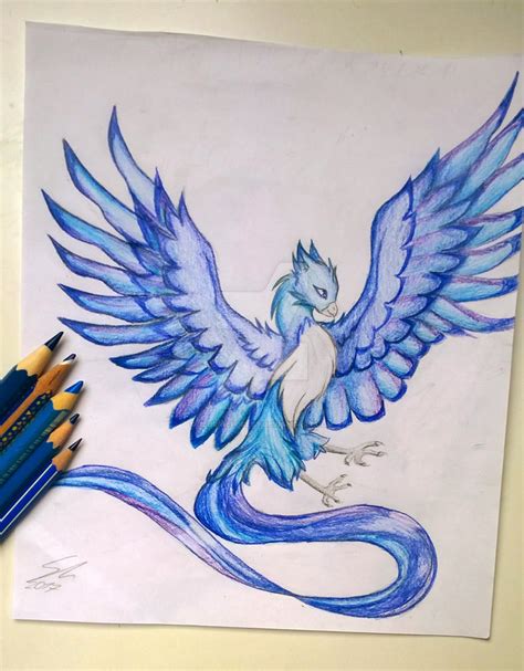 Ice phoenix by BlurrieForest on DeviantArt