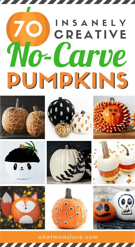 70 Creative, No-Carve Pumpkin Decorating Ideas for Kids - what moms love