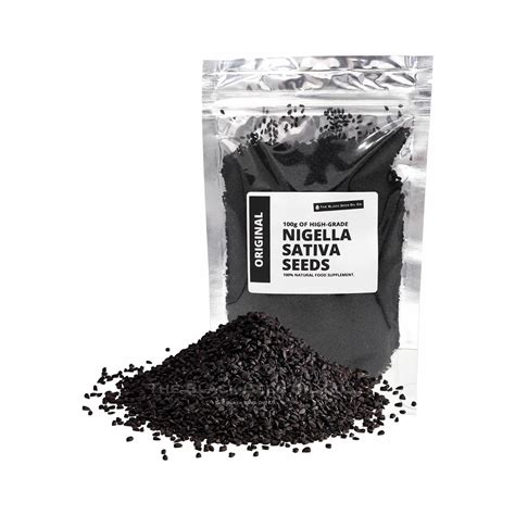 Original Ground Nigella Sativa Seeds (Powder) - 100g - The Black Seed ...