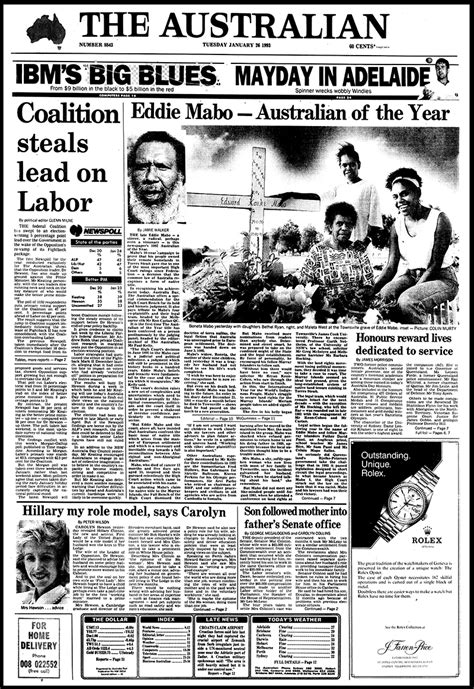 1990s - Eddie Koiki Mabo Timeline - Library Guides at James Cook University