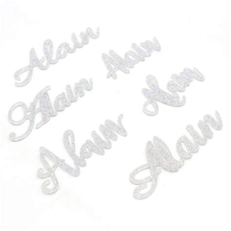 12x-Personalized-Laser-Cut-Shining-Silver-Powder-Names-Place-Name ...