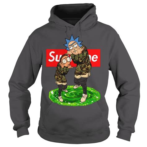 Rick and Morty Supreme Hoodie - Kutee Boutique