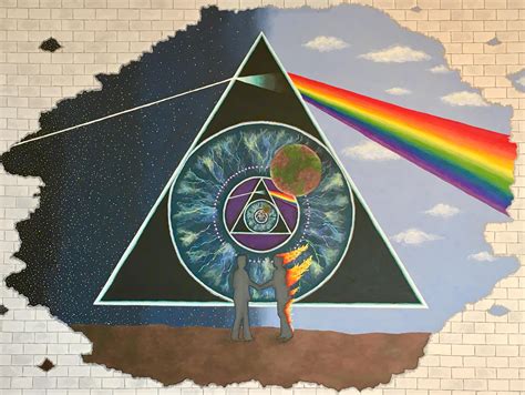 A Tribute to Pink Floyd - 36”x48” acrylic painting I recently finished ...