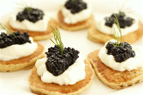 Blini con Caviale (Blini with Caviar) - Passion and cooking