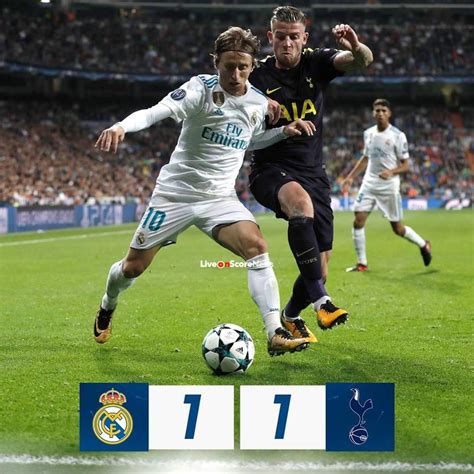 Real Madrid 1-1 Tottenham Hotspur Full Highlights – UEFA Champions ...