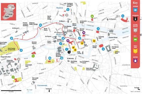 Cork City Centre Map