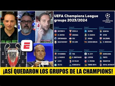 Sorteo Champions League 2023-24: grupos y emparejamientos con Real ...