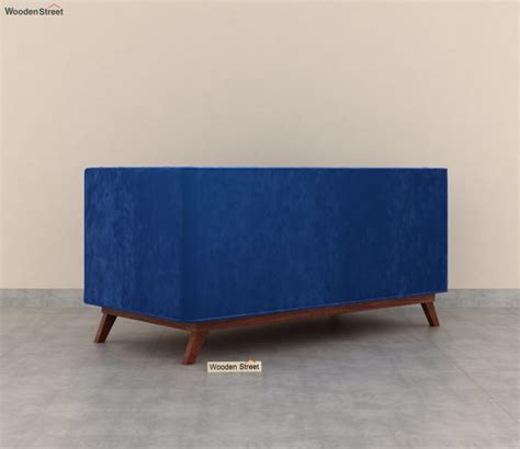 Buy Berlin 2 Seater Sofa (Velvet, Indigo Blue) Online in India at Best Price - Modern Fabric ...