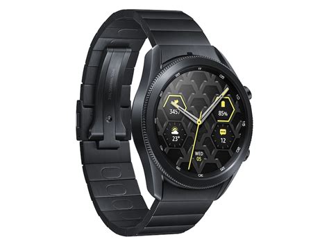 Galaxy Watch3 Titanium (45MM), Mystic Black (Bluetooth) Wearables - SM ...