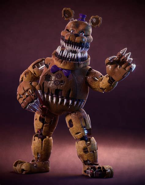 Nightmare Fredbear! by SmashingRenders on DeviantArt