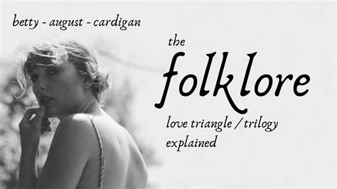 NEW SWIFTIES: Learn about the FOLKLORE Love Triangle / betty, cardigan ...