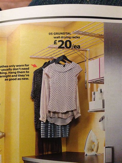 Ikea grundtal wall mounted folding clothes airer | Lavaderos, Decoración del hogar, Hogar