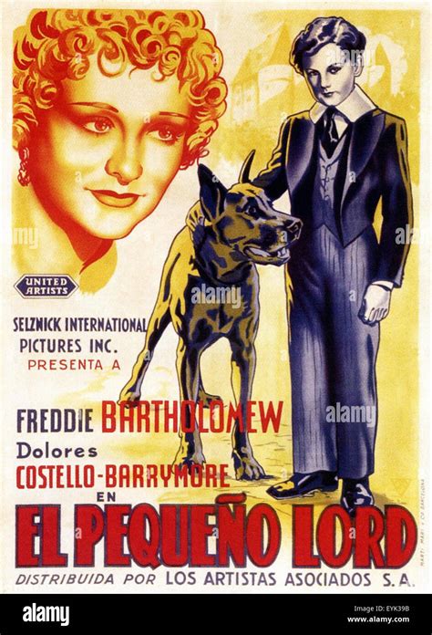 Little Lord Fauntleroy - 1936 - Spanish Movie Poster Stock Photo - Alamy