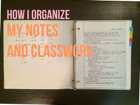 Knowledgeable and Happy: How I Organize My Notes and Classwork