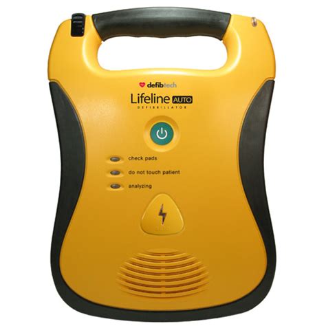 Lifeline Auto AED (Automatic External Defibrillator) and 7 Year Battery ...