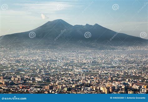 Vesuvius Volcano in Naples Italy Stock Photo - Image of journey, dark ...