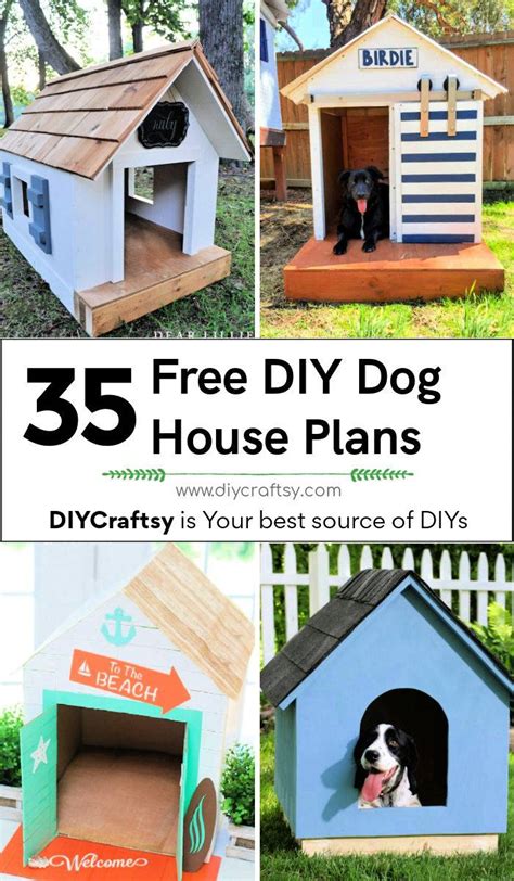 35 DIY Dog House Plans with Step by Step Diagrams - Pet Care Stores