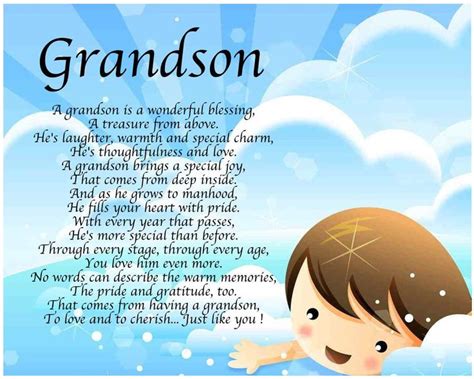 grandson 1st birthday poems - Mickie Cromer