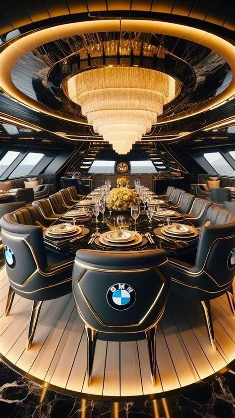 Luxury Super Yacht - BMW Style Kitchen Design | Modèle vaisseau spatial ...