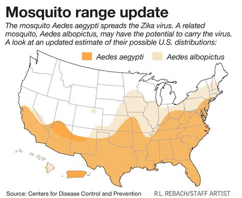 Mosquito Range in the US - The Tick and Mosquito Project