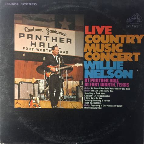 Willie Nelson – Live Country Music Concert – Vinyl (Indianapolis ...