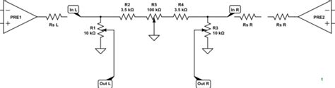 amplifier - How to remove audio balance control from this schema ...