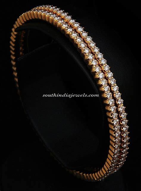 Diamond Bangles Design ~ South India Jewels