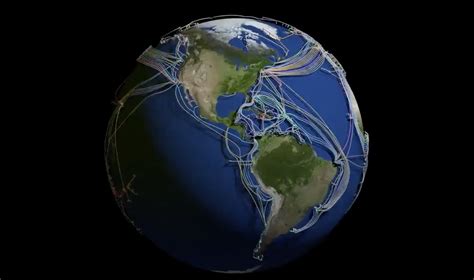 Map Shows All The Fibre Optic Cables Under The World's Oceans - Unofficial Networks