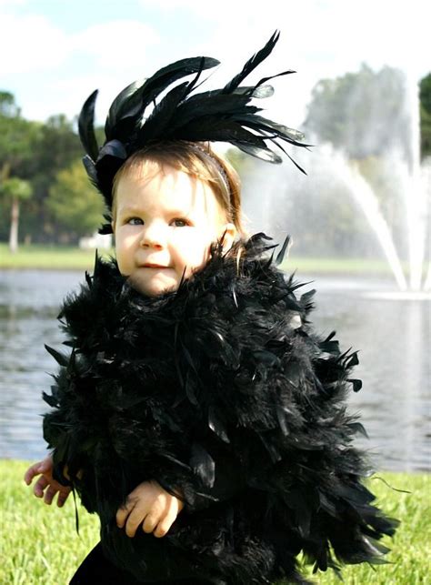 Super Easy No-Sew Bird Halloween Costume for Kids...This little crow costume was a great sibling ...