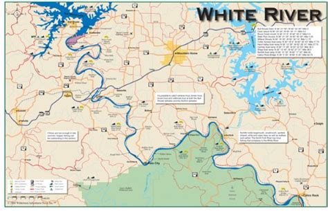 White River Arkansas Map - Map Of The World