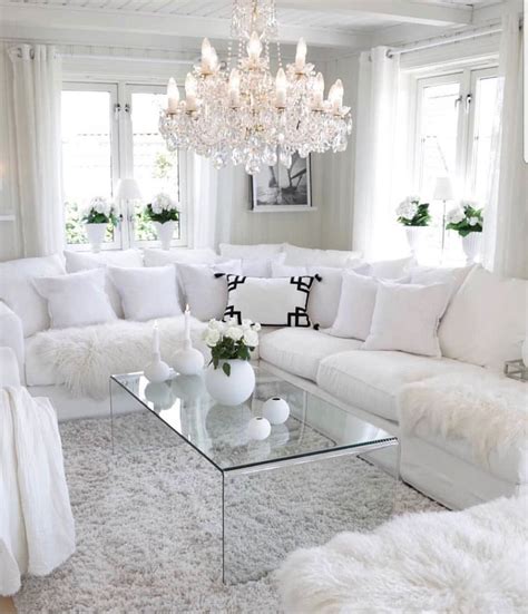 White on white gorgeous living room. Breathtaking!!! Double tap and tag and fri...… | White ...