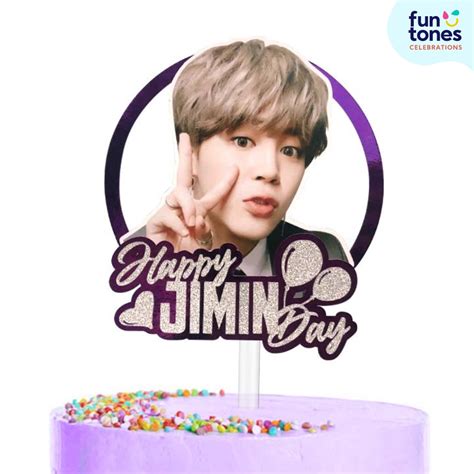 BTS Jimin Cake Topper / Jimin Cake Topper / Customized Cake Topper ...