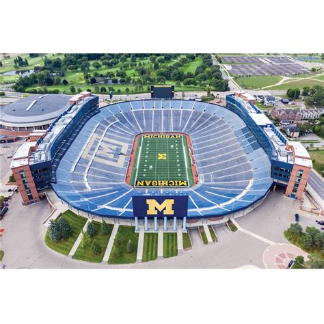 U of M Aerial Photography University of Michigan The Big House Michigan ...