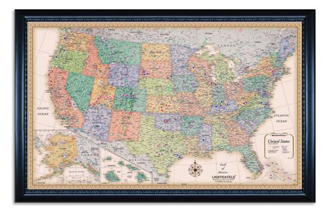 Rand McNally Classic U.S. Map - Lightravels