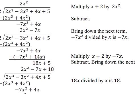 Polynomial Long Division Worksheet Kuta