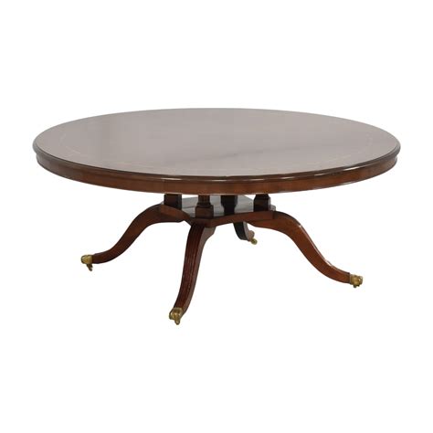 Vintage Round Pedestal Dining Table | 85% Off | Kaiyo