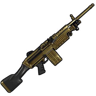 Skin: Black Gold M249 • Rust Labs