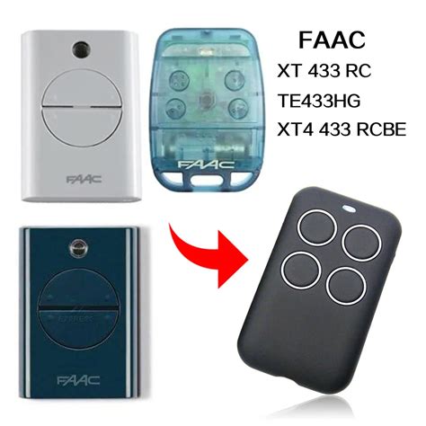 FAAC XT 433 RC RCBE FAAC TE433HG remote control universal gate remote control FAAC TE433HG ...