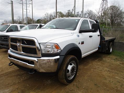 2012 DODGE RAM 5500 FLATBED, VIN/SN:3C7WDNFL4CG230818 - S/A, 4X4, CREW ...