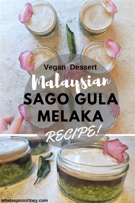 Sago Gula Melaka Recipe: 3 ingredient Malaysian dessert (vegan)