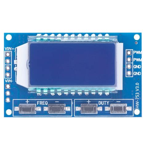 PWM signal generator of adjustable frequency generator 1Hz-153-30V