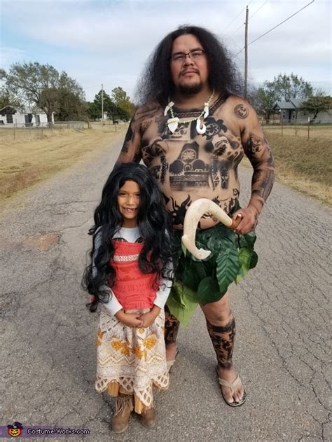 Moana and Maui Costume