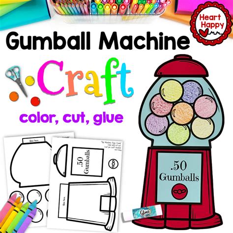 Gumball Machine Craft | Letter G | Candy Craft | Made By Teachers