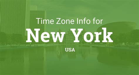 Time Zones in New York, United States